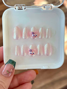 KIDS Fox Press On Nail Set Size XXS/4