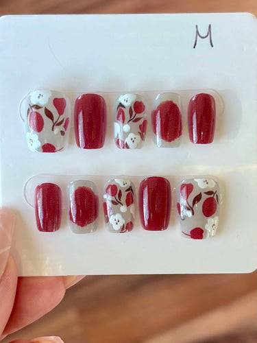 621 Press On Nail Set Size M/1