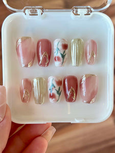 626 Press On Nail Set Size M/1