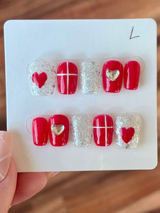 617 Press On Nail Set Size L/0