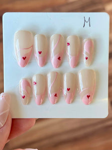 631 Press On Nail Set Size M/1