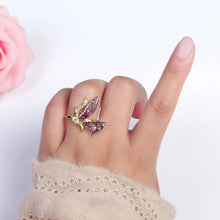 Elegant Butterfly Gold Ring