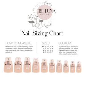 FIND YOUR SIZE Nail Set