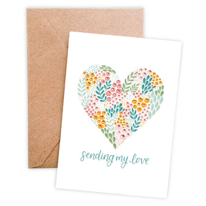 Sending My Love Card